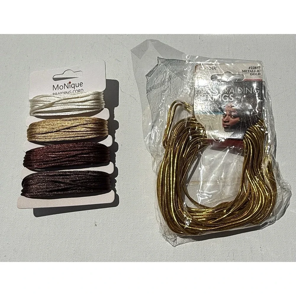 Hair Braiding Lot: EZBraid‎ Kids Afro Puff Beads Cuffs Strings Extension Bundle